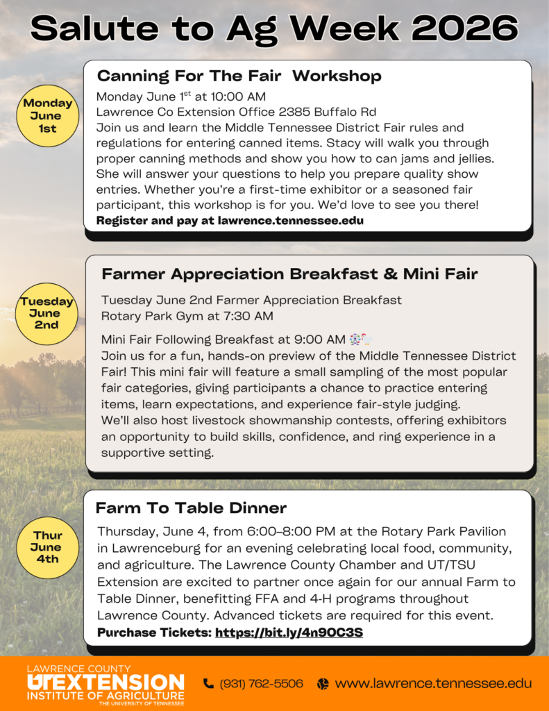 Ag Week Flyer